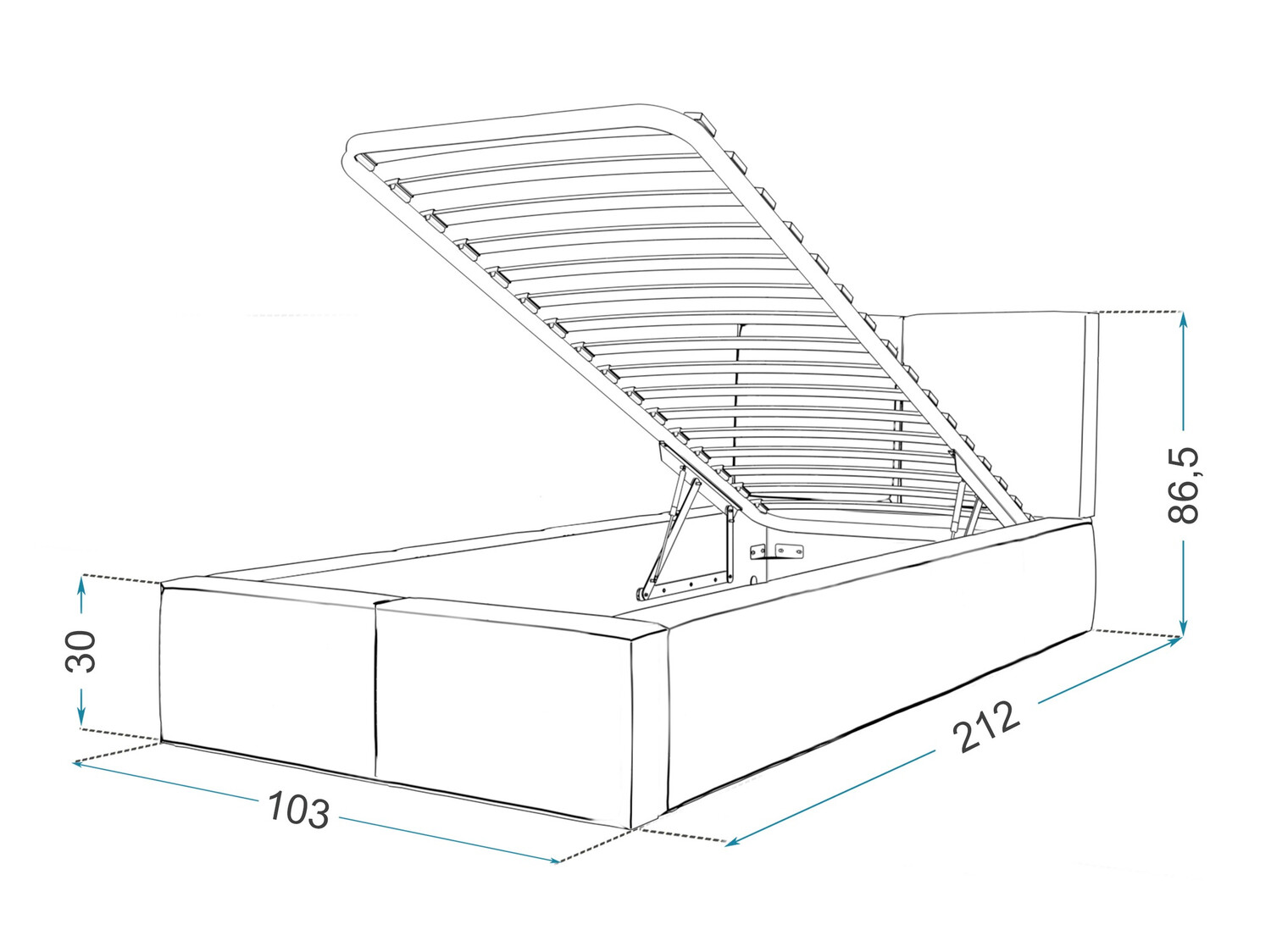 Bed Fairfield 109 (Groen)