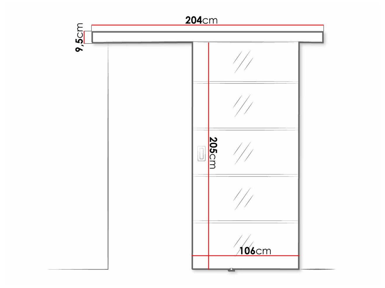 Schuifdeur Dover 212
