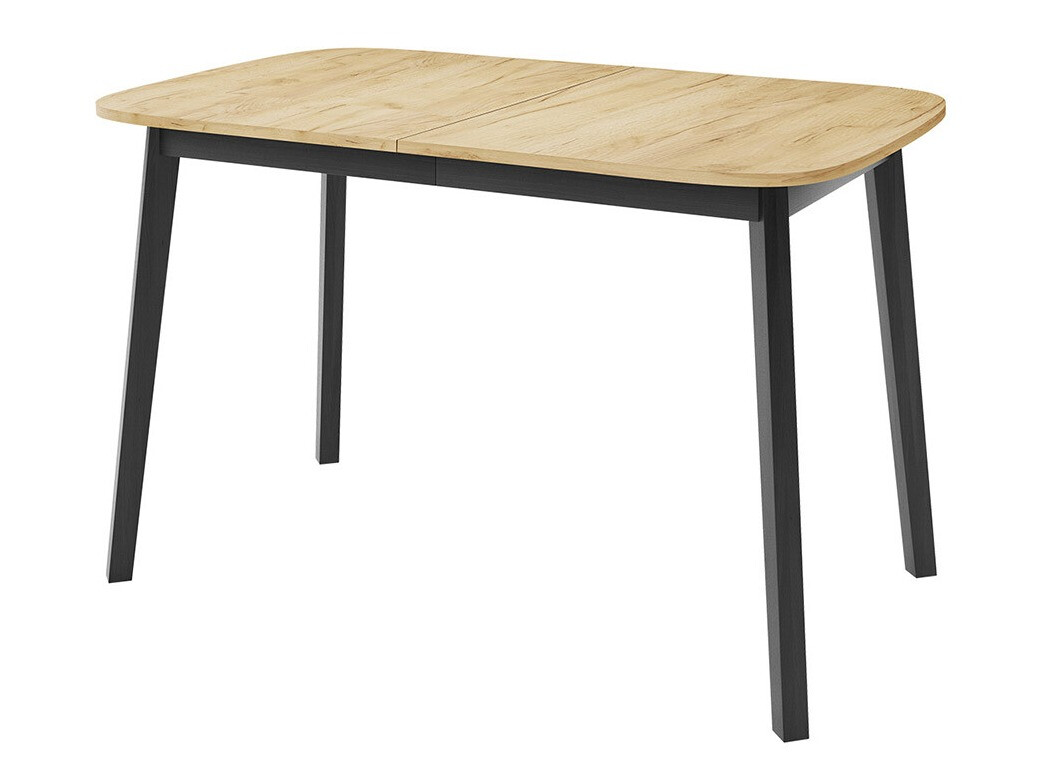Tafel Edmond 110 (Ambachtelijke gouden eik + Zwart)