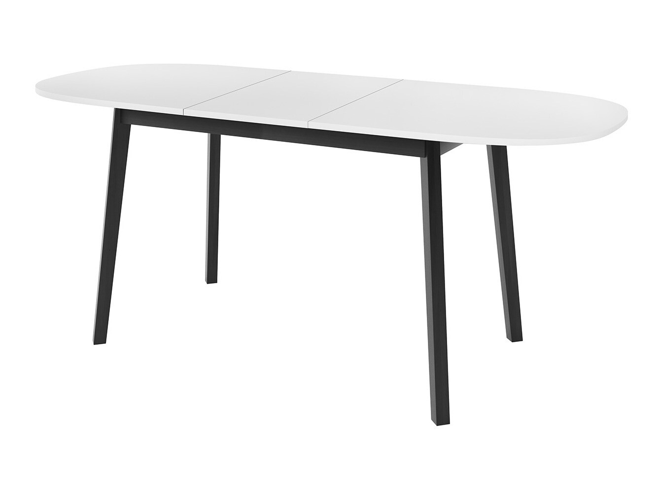 Tafel Edmond 114 (Grijs marmer + Zwart)