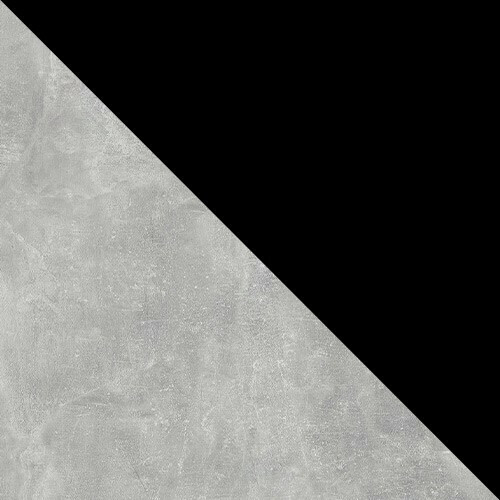 Eetkamerset Edmond 116 (Grijs marmer + Zwart)