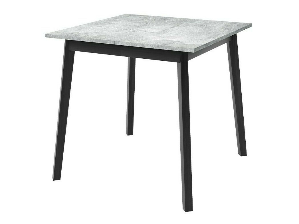 Eetkamerset Edmond 116 (Grijs marmer + Zwart)