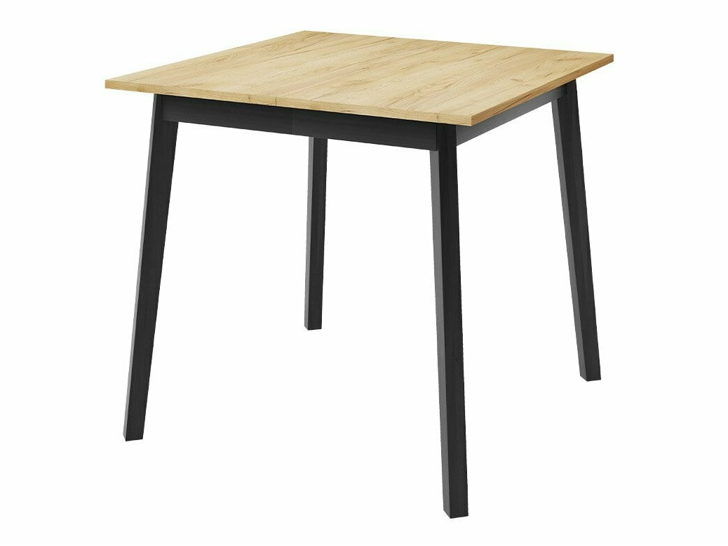 Eetkamerset Edmond 116 (Ambachtelijke gouden eik + Zwart)