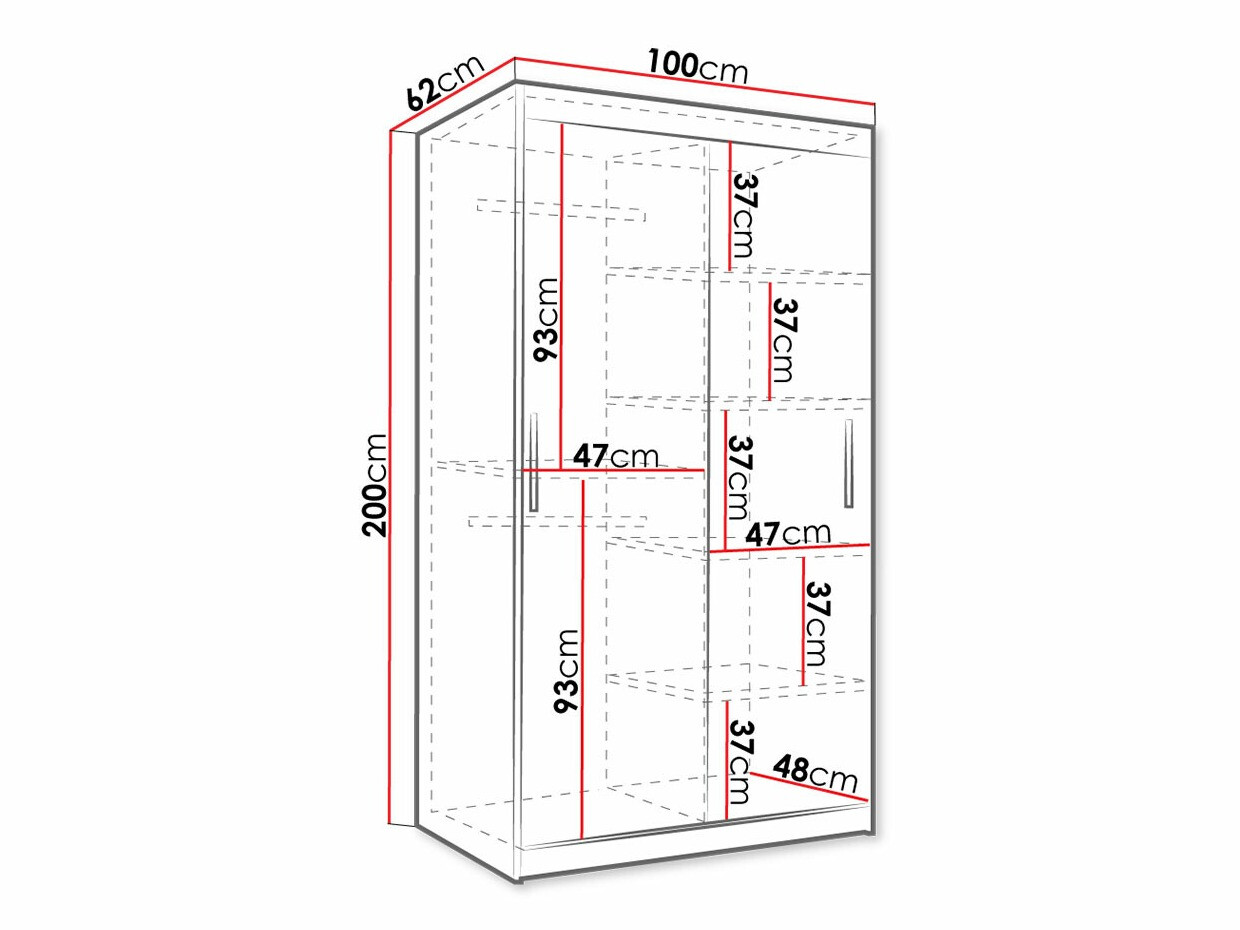 Kledingkast Hartford 467