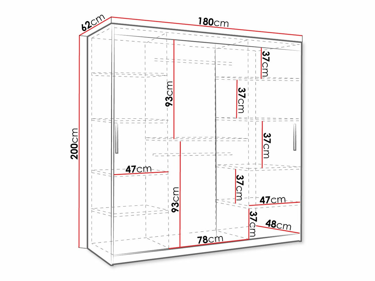 Kledingkast Hartford 468