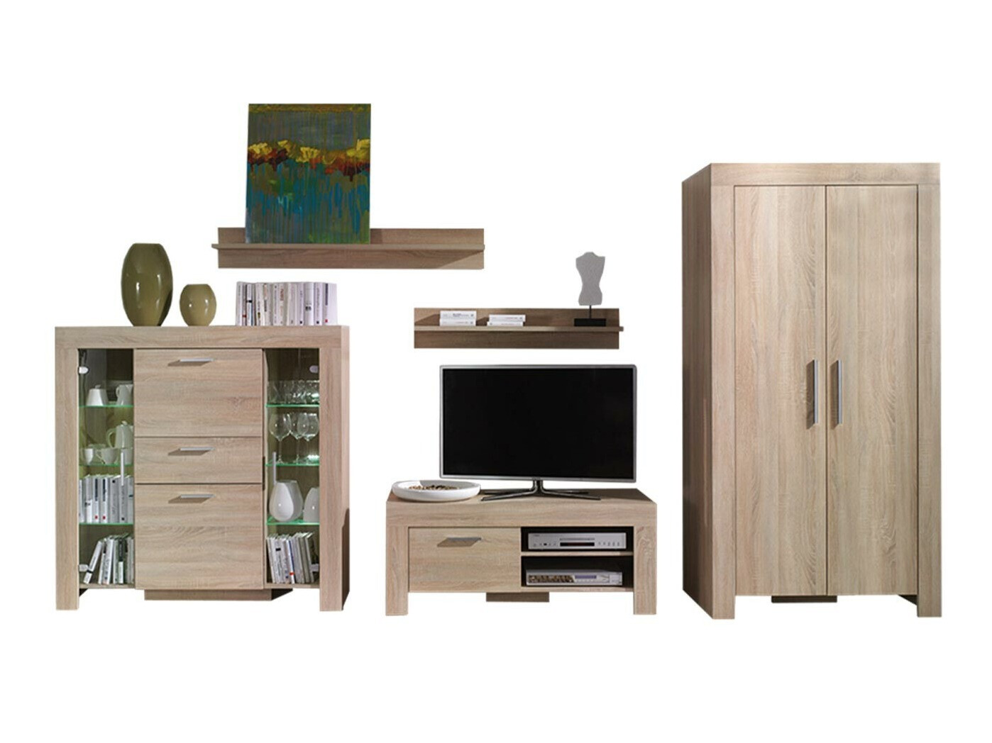 Woonkamerset Melfeli 127 (Sonoma eik)