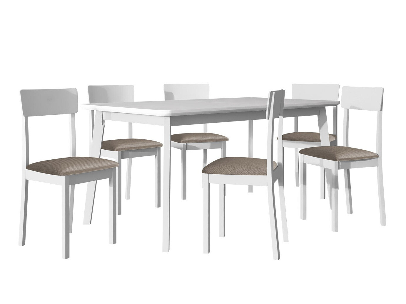 Eetkamerset Victorville 350 (Wit)