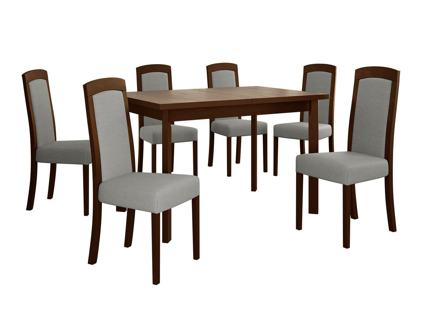 Eetkamerset Victorville 351 (Notenhout)