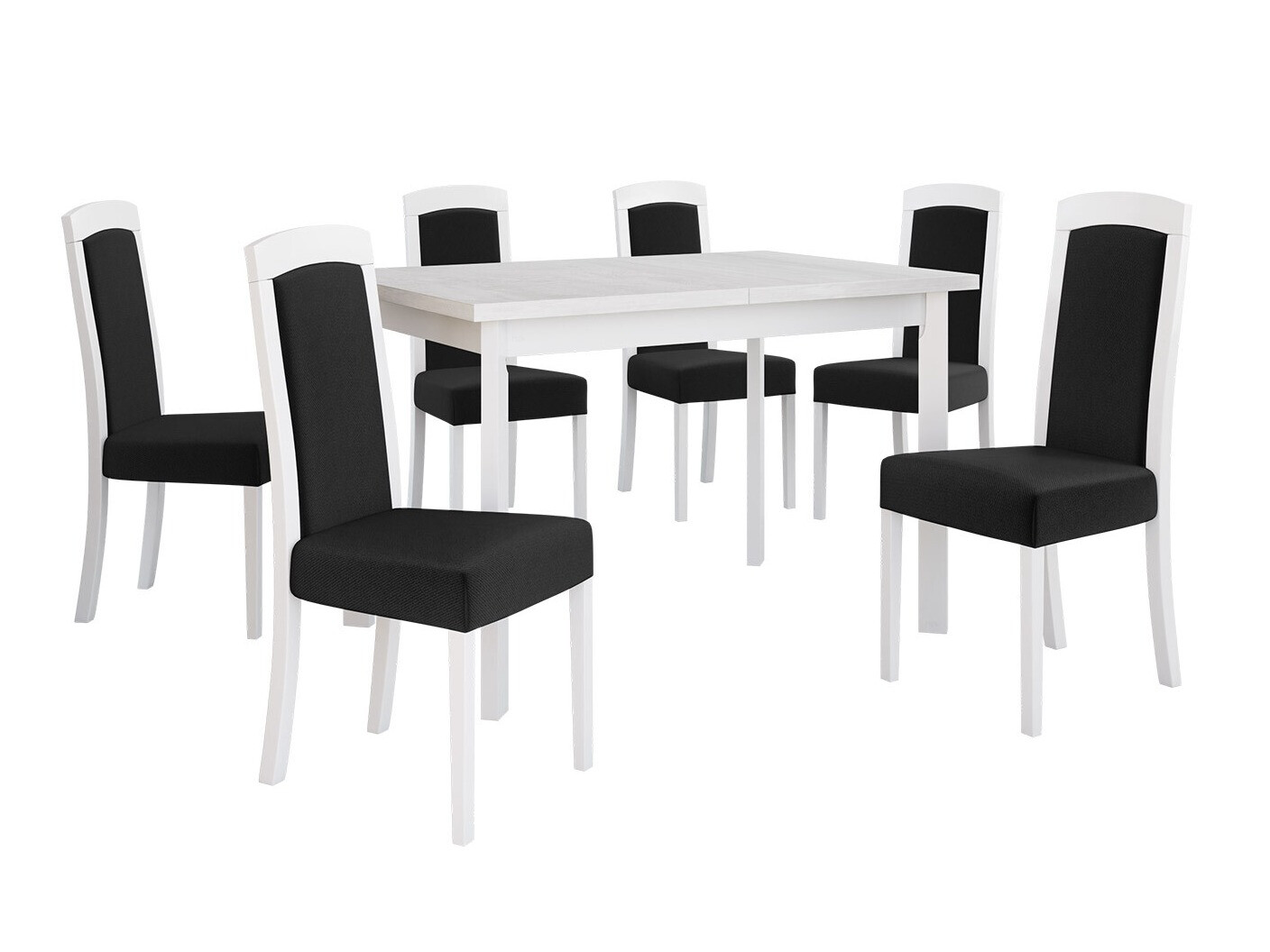 Eetkamerset Victorville 351 (Wit)