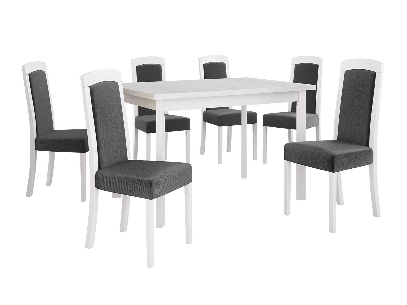 Eetkamerset Victorville 351 (Wit)