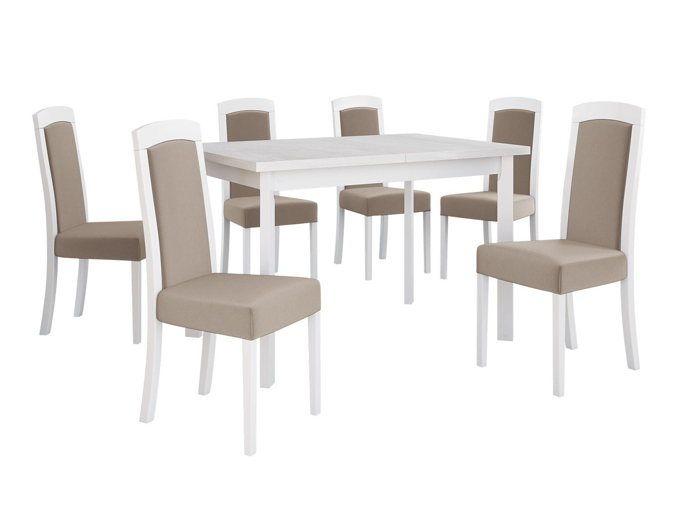 Eetkamerset Victorville 351 (Wit)