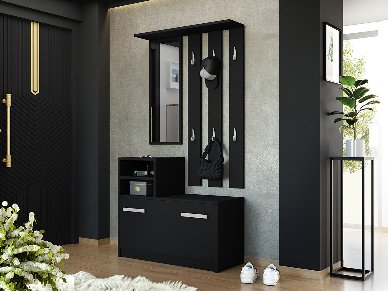 Gangmeubelset Candum (Zwart)