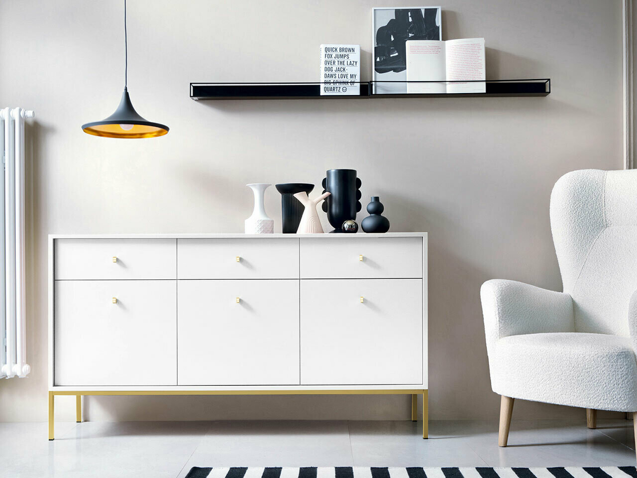 Ladekast Romveri 103 (Wit)