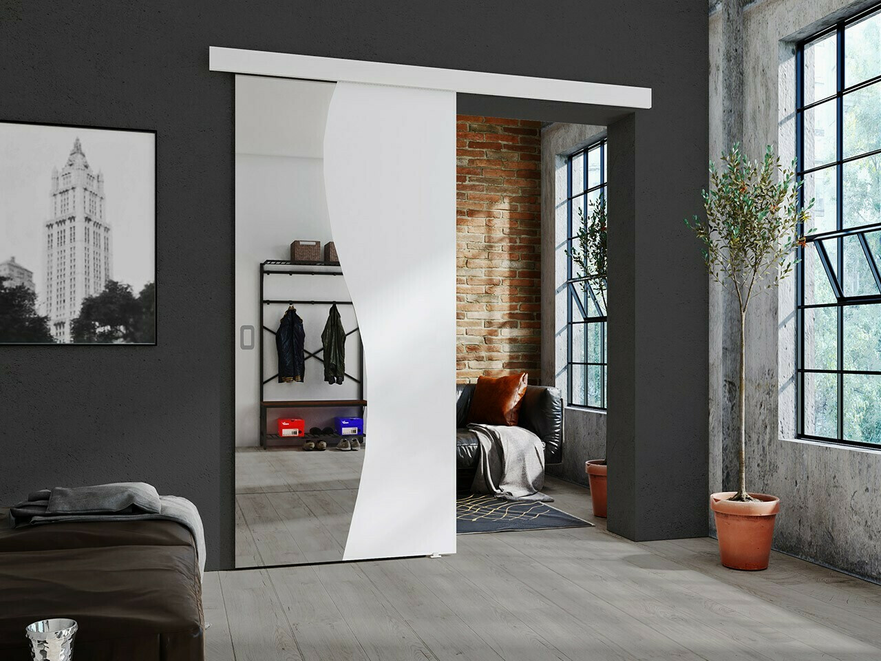 Schuifdeur Dover 213 (Wit)