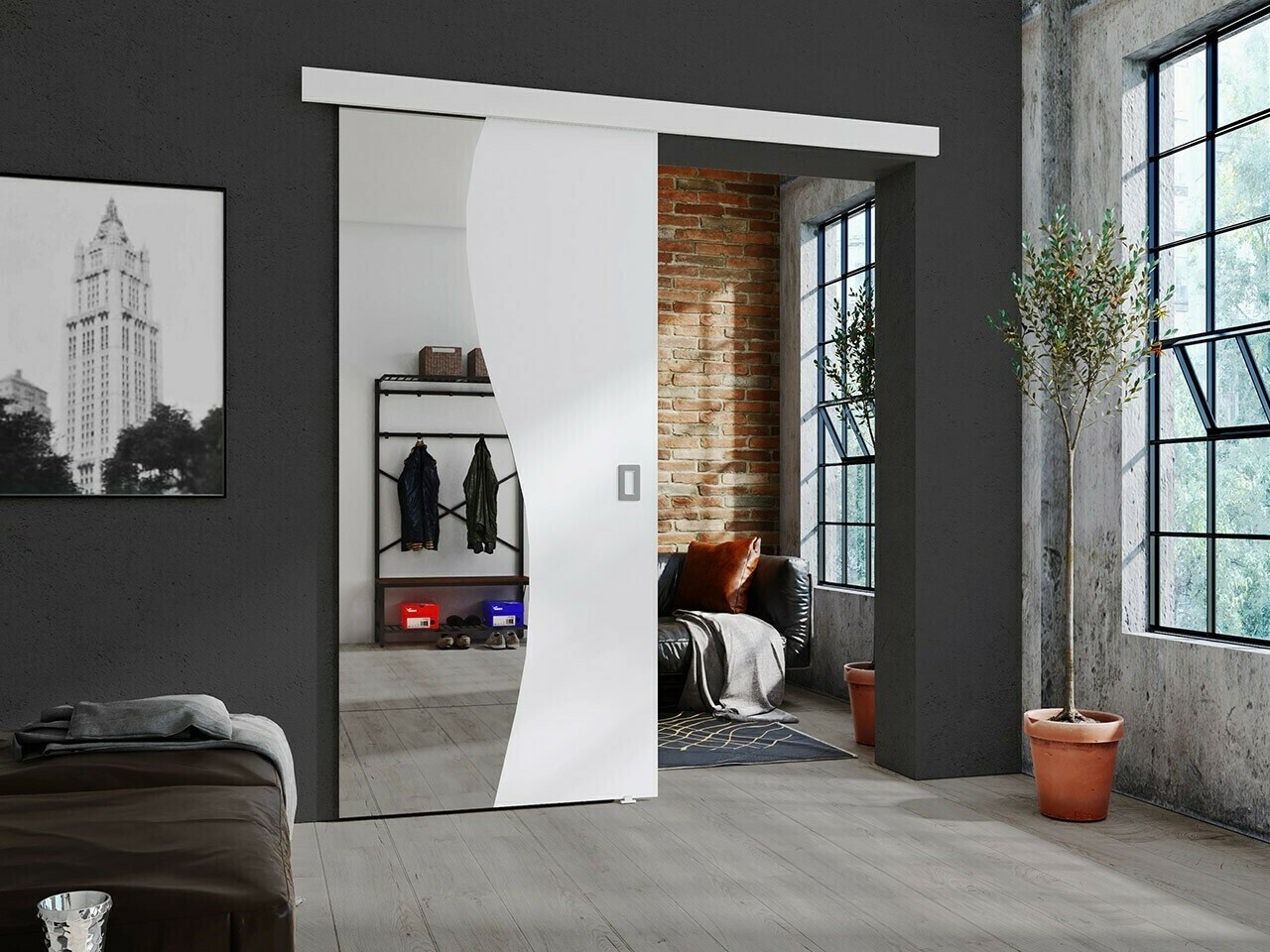 Schuifdeur Dover 213 (Wit)