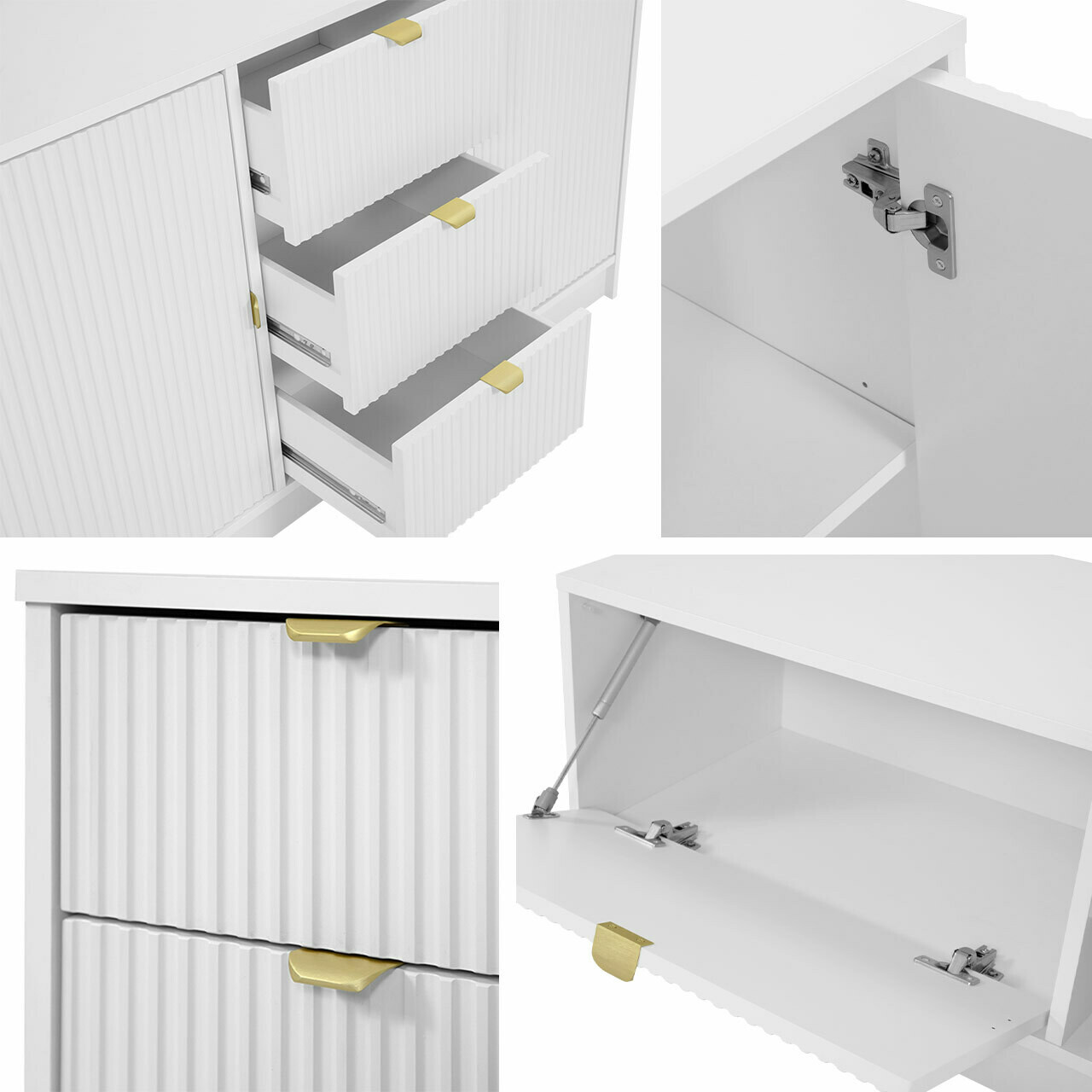 TV-meubel Comfivo Larmire 104 (Wit)