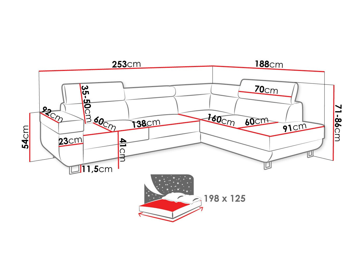 Hoekbank Comfivo 306 (Poso 01)