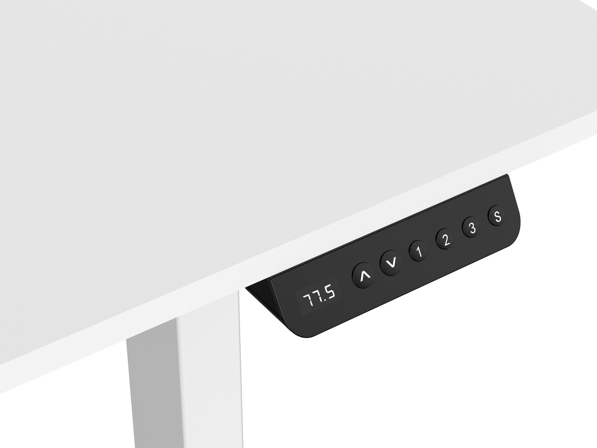 In hoogte verstelbaar bureau Lodi 100 (Wit)