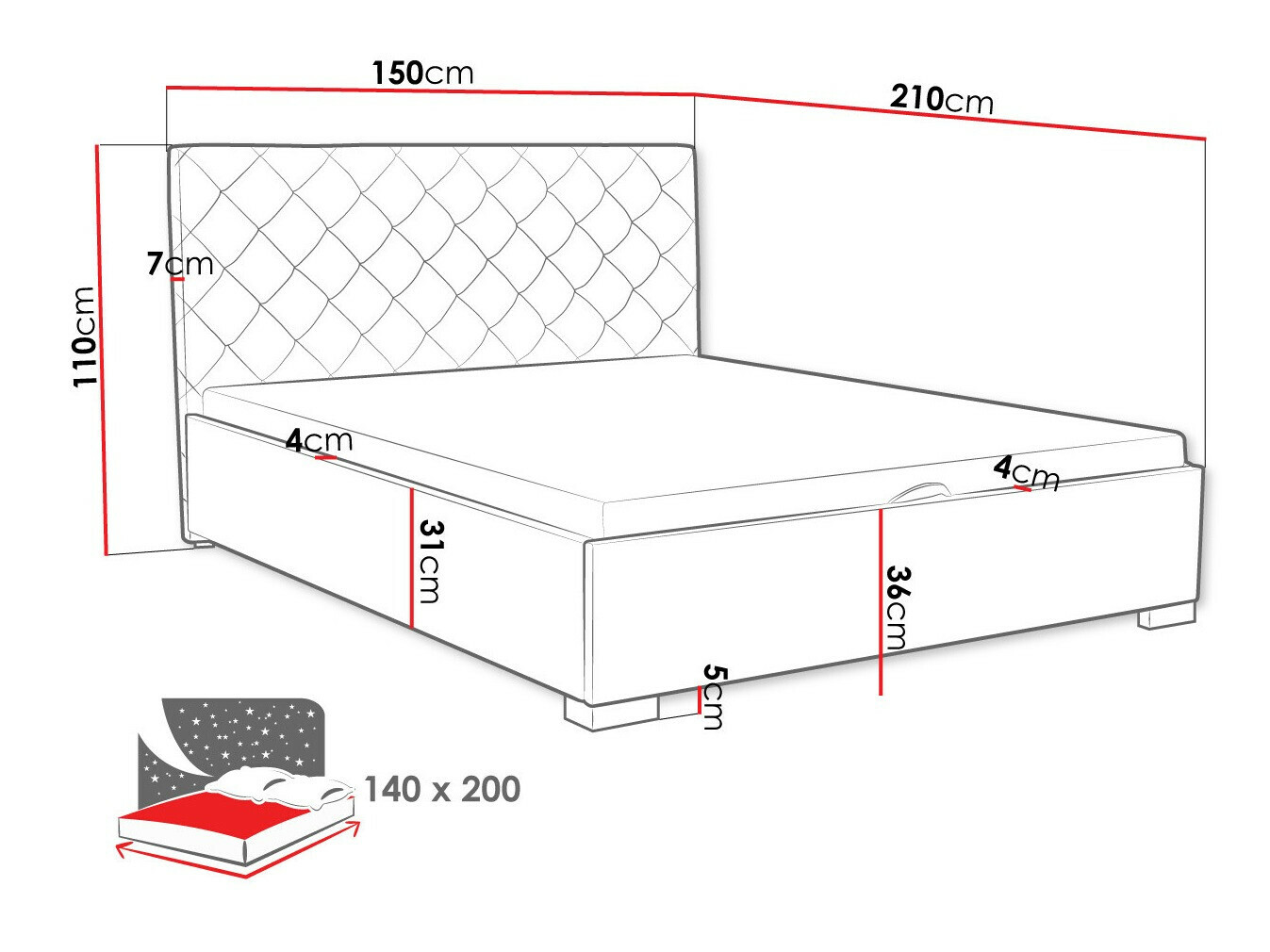 Bed Tempe 101 (Manila 02)