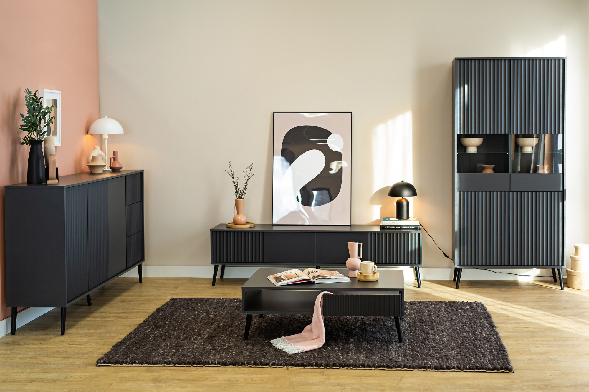 Salontafel Cirferi 103 (Antraciet)