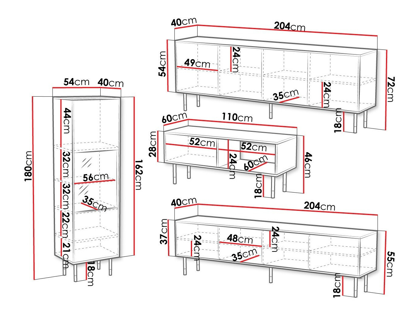 Woonkamerset Elmteo 106