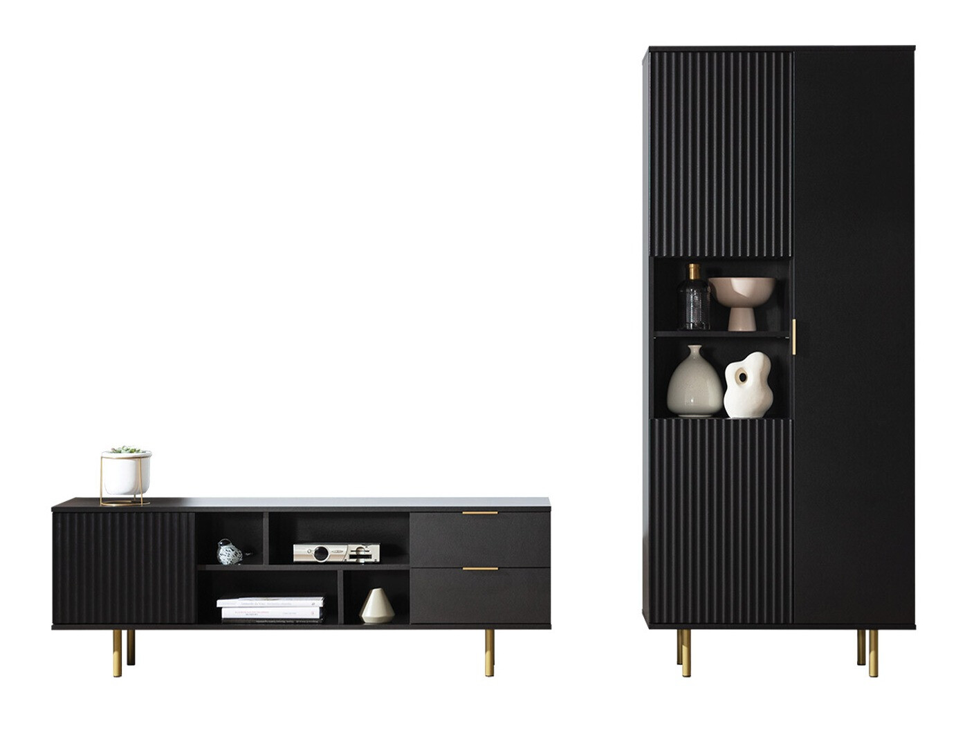 Woonkamerset Decus III (Zwart)