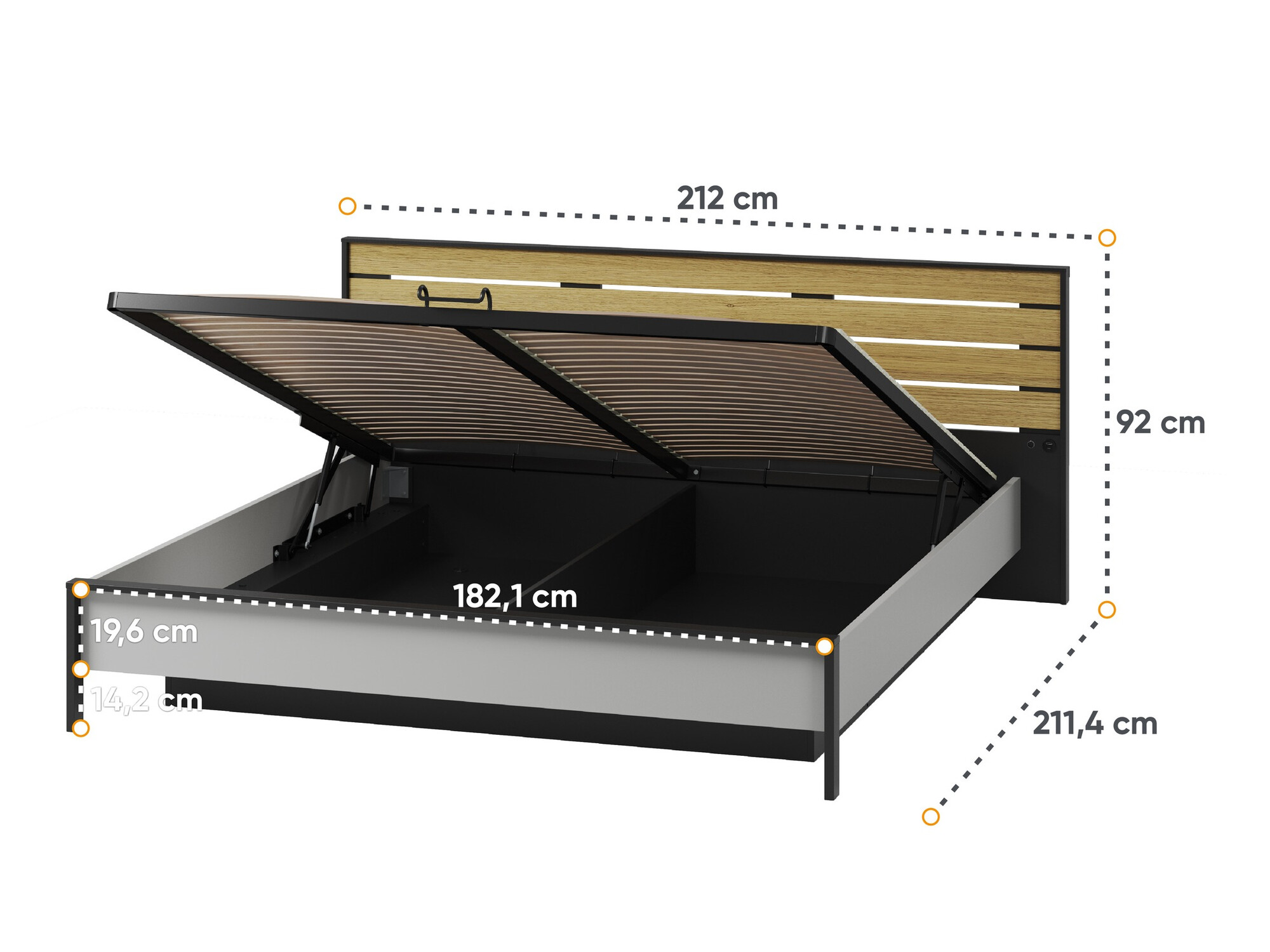 Slaapkamer set Almela 105 (Aanwezig)