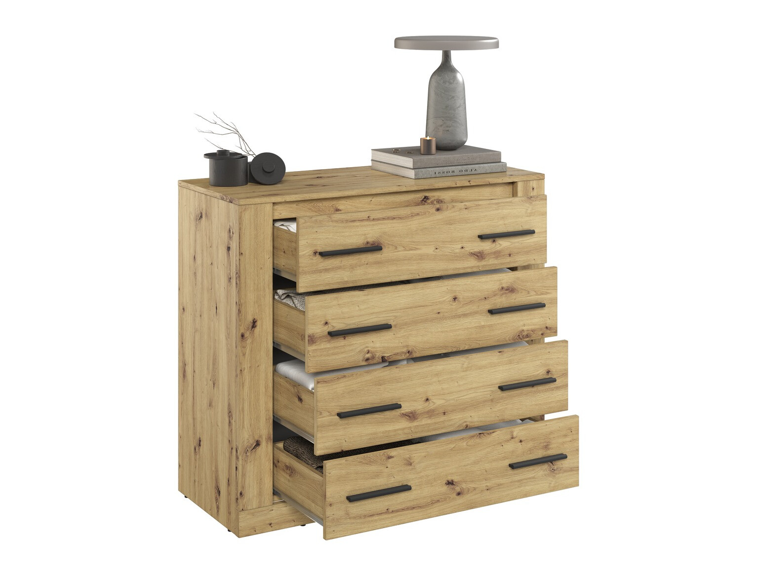 Ladekast Fresno 108 (Artisan eiken)