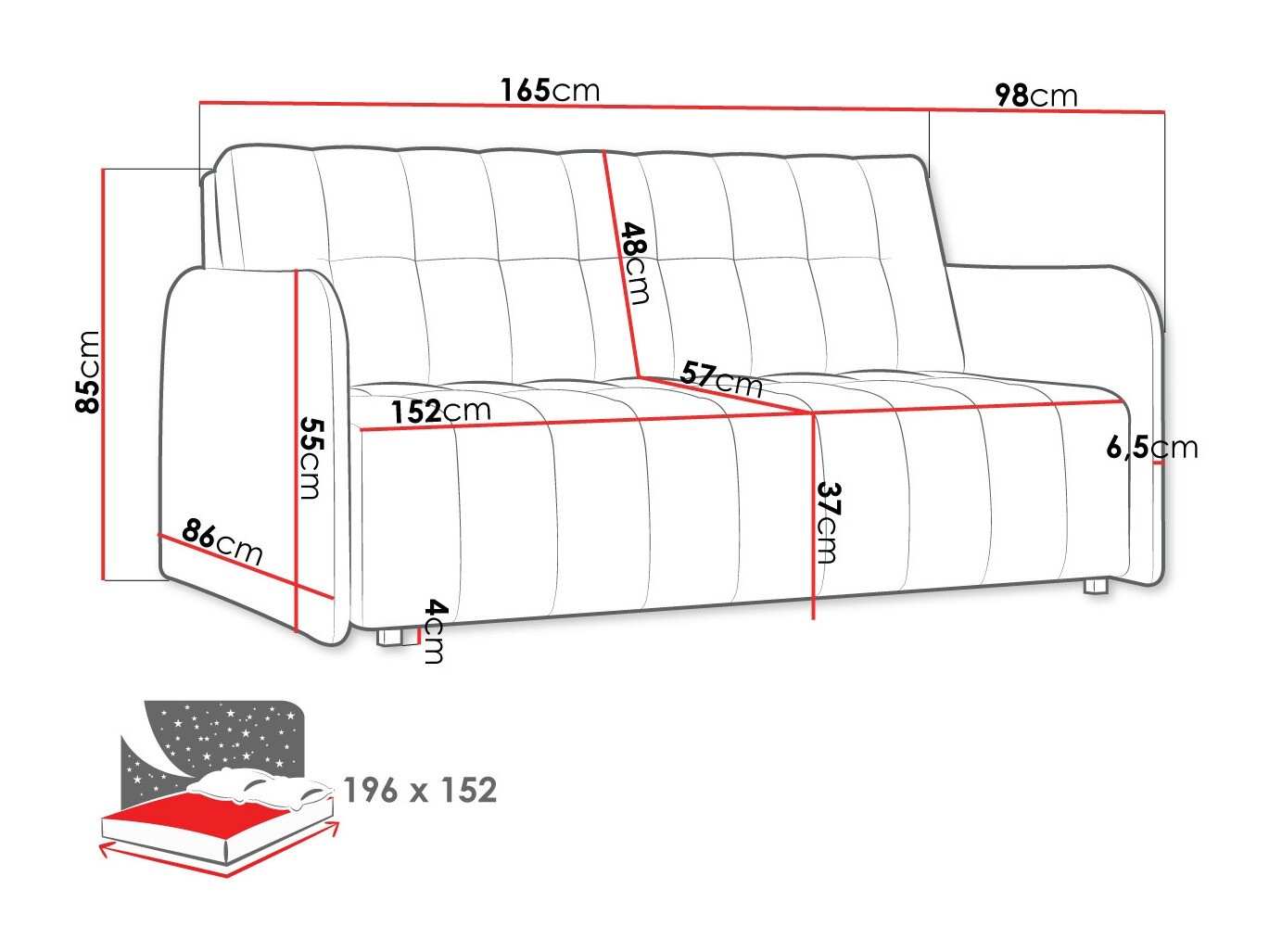 Slaapbank Aquarin IV (Kronos 22)