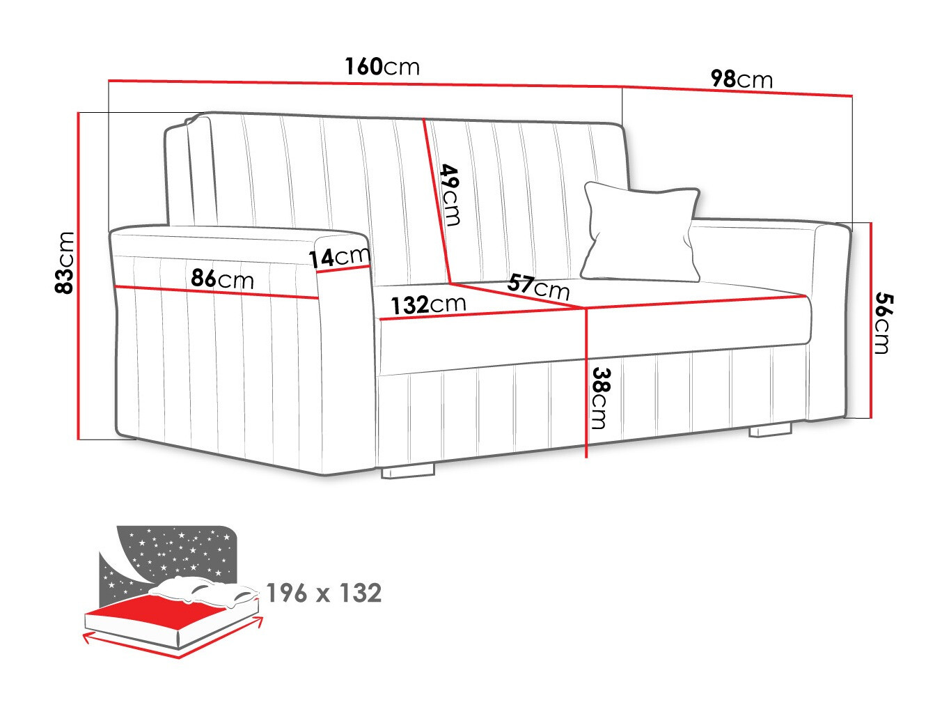 Slaapbank Orinen III (Kronos 31)