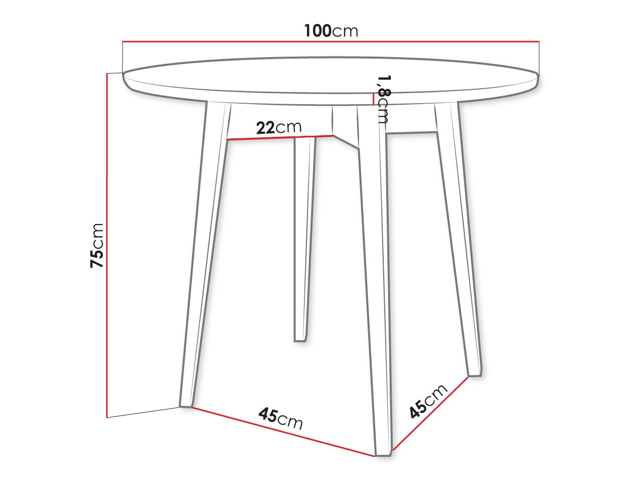 Eetkamerset Racine 124 (Zwart)
