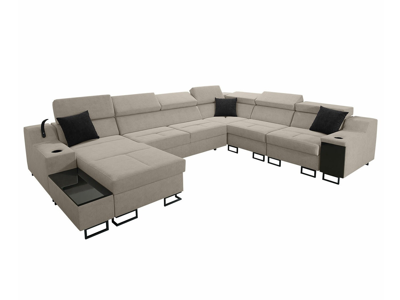 Hoekbank Sarasota 160 (Uttario Velvet 2979 + Uttario Velvet 2980)