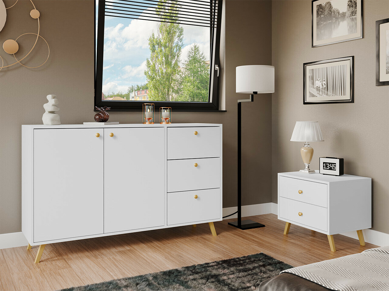 Ladekast Monfera 100 (Wit)