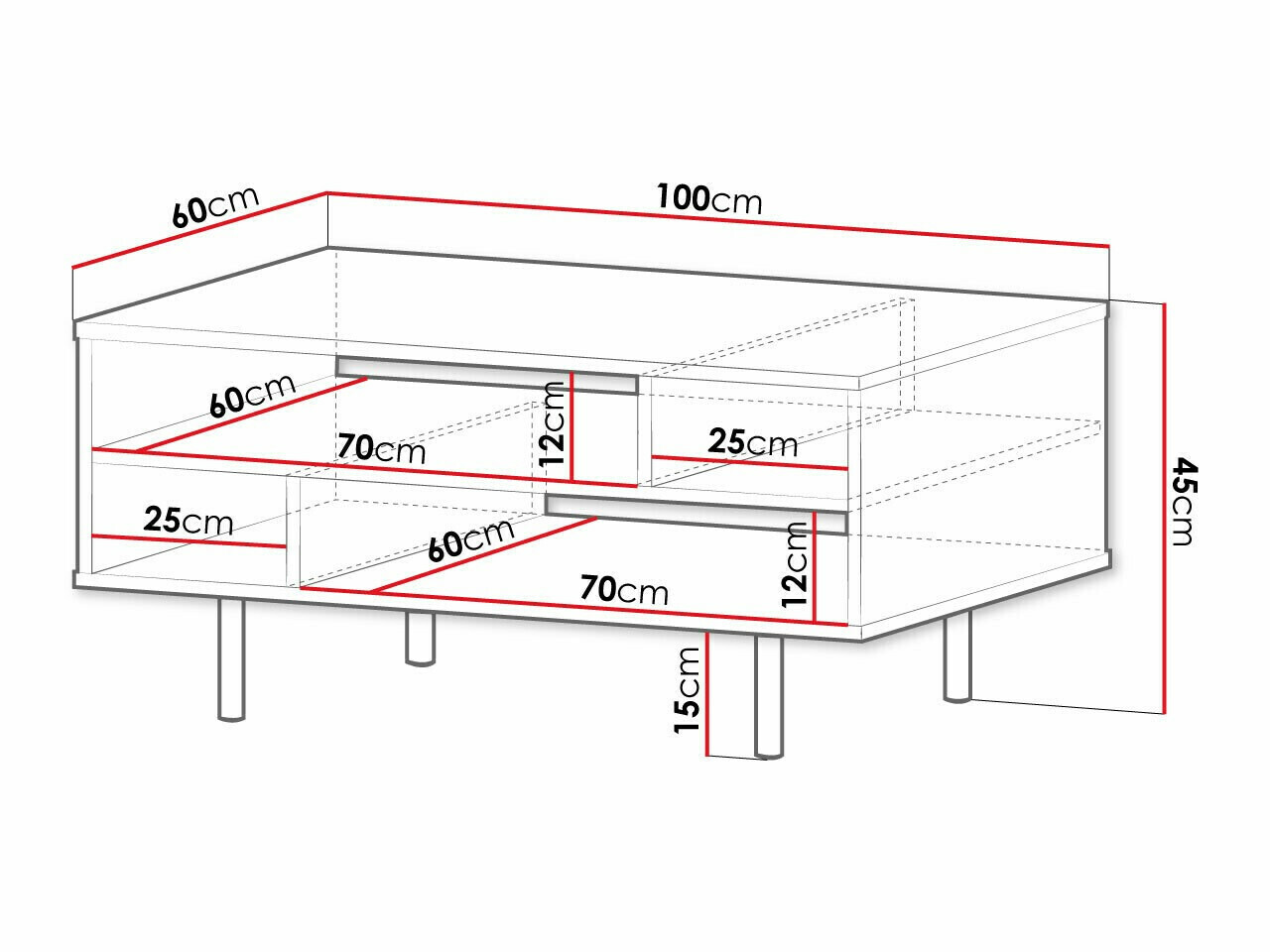 Salontafel Decus (Kasjmier)