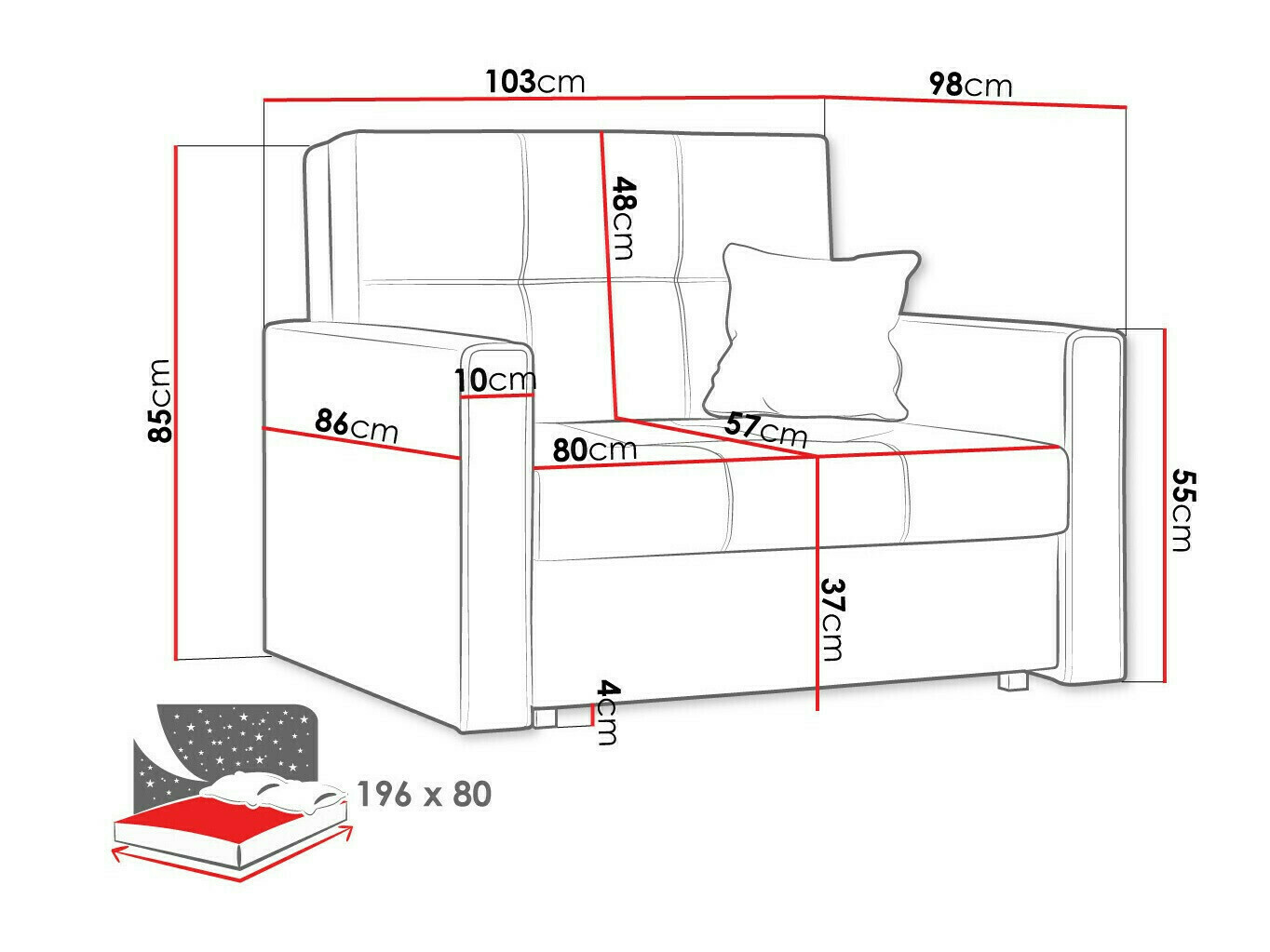 Fauteuil Nuvora I (Spirit 12)