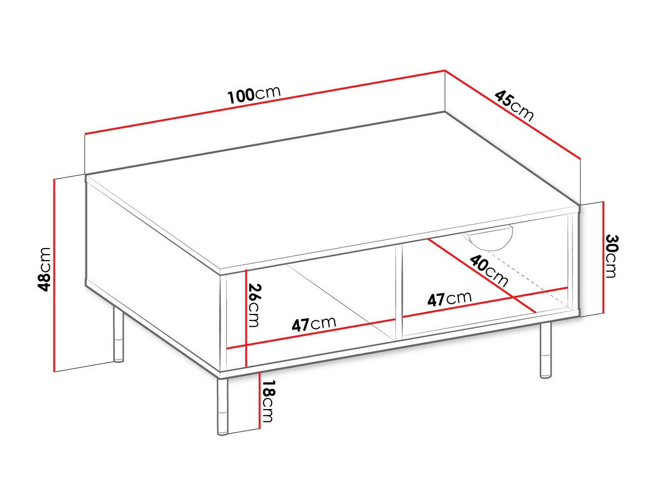 Salontafel Comfivo Vitis I
