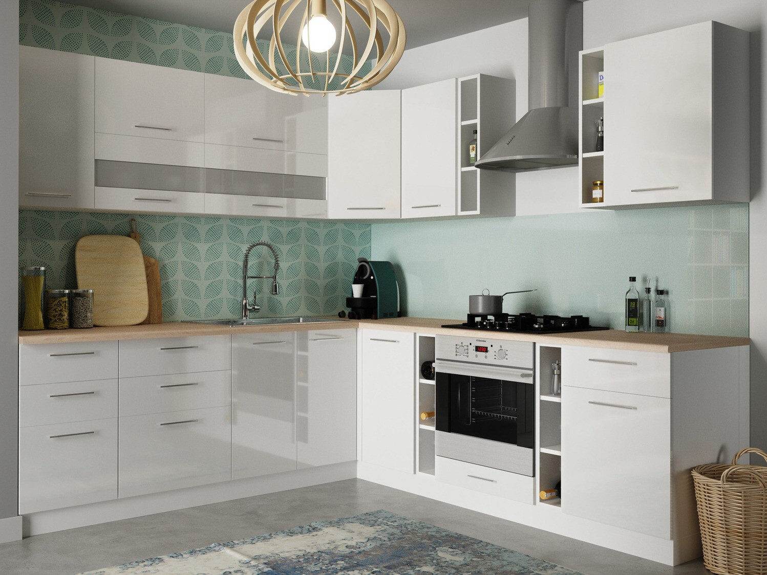 Modulaire wandkast Tiffa 100