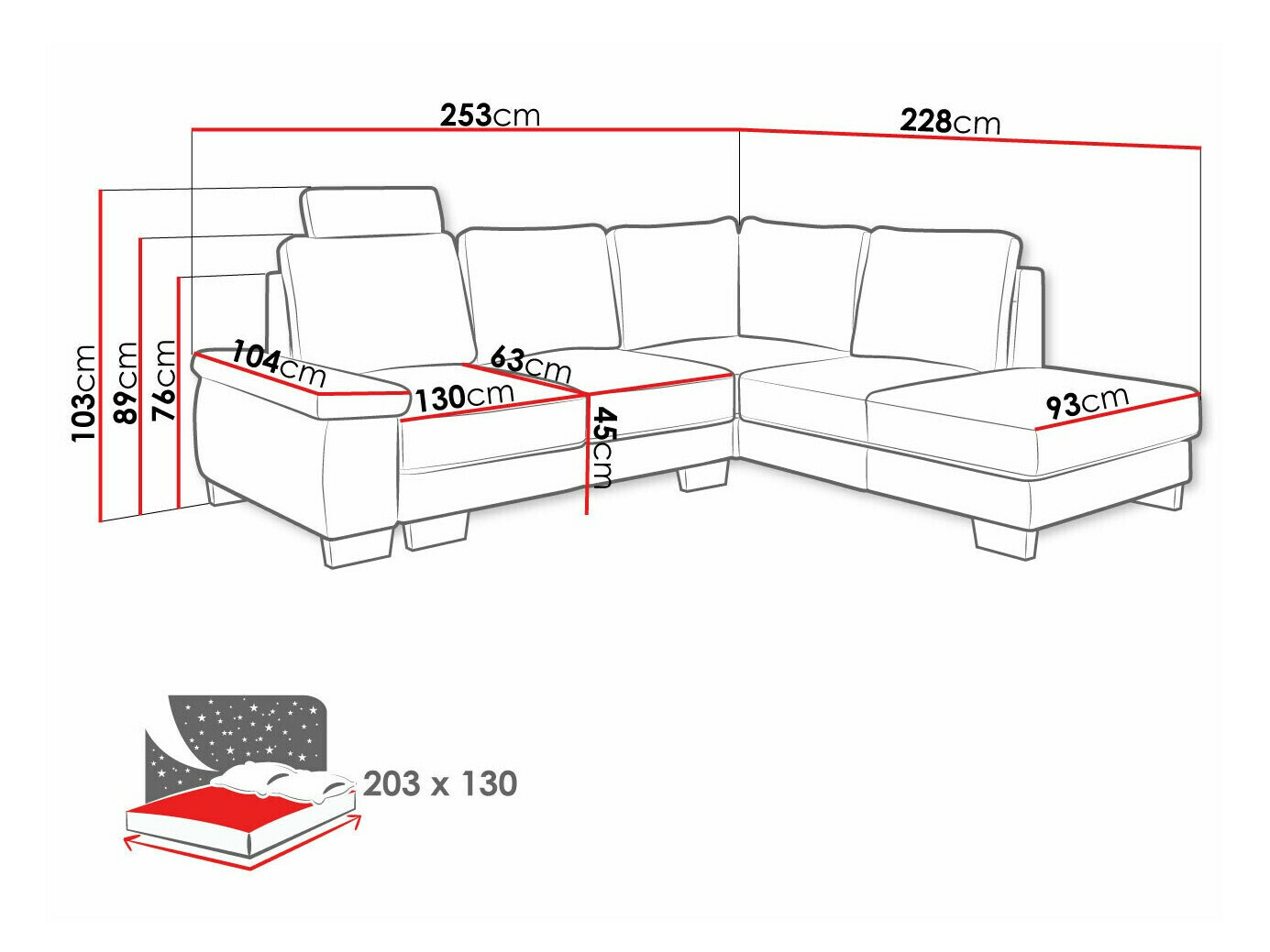 Hoekbank Lincoln 183 (Barrel 97)