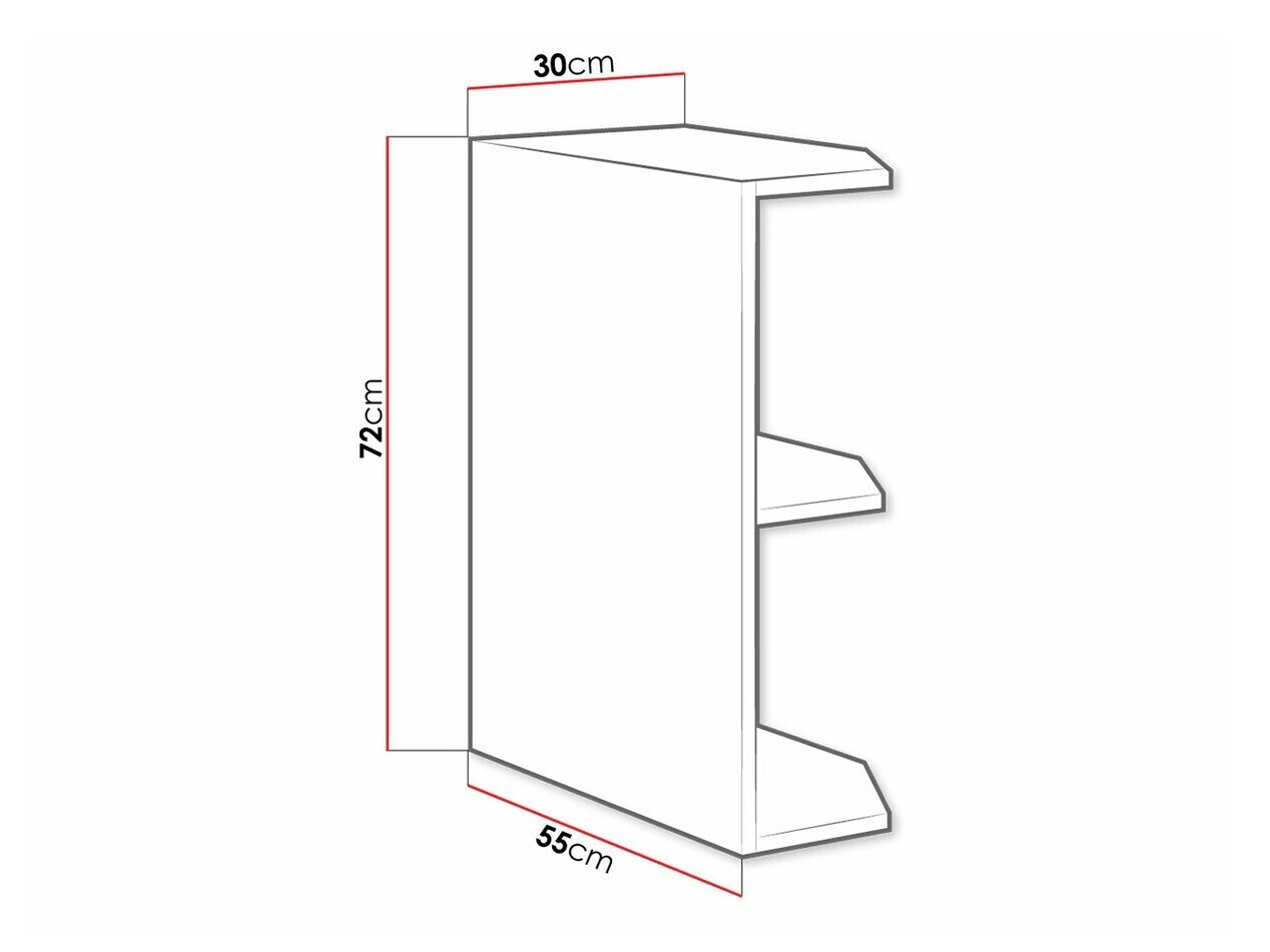 Boekenkast Retro Grey 112