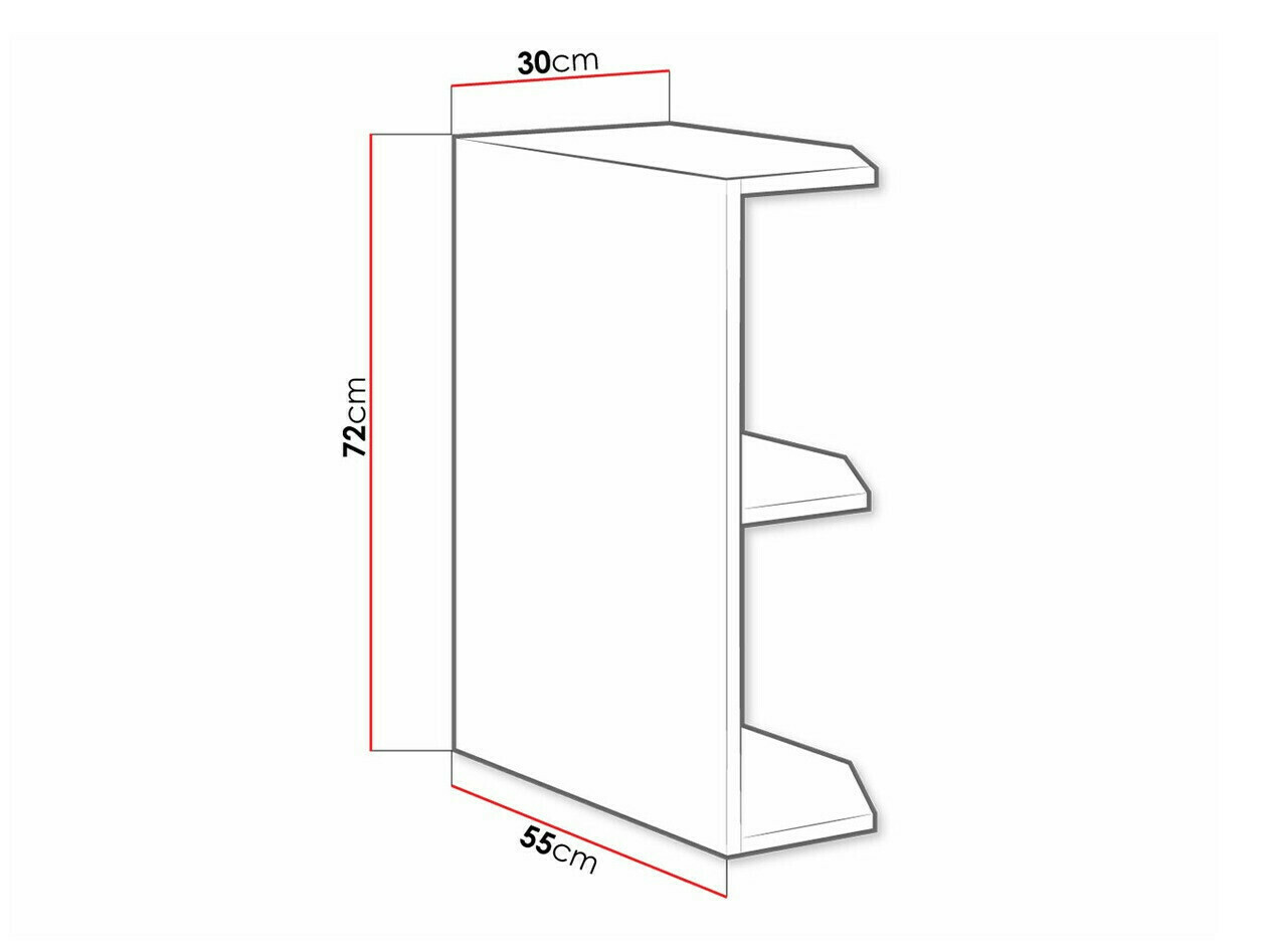 Boekenkast Retro White 112