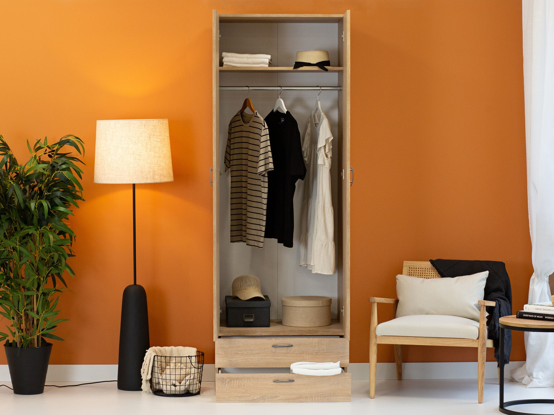 Kledingkast Bristol 187 (Sonoma eik)