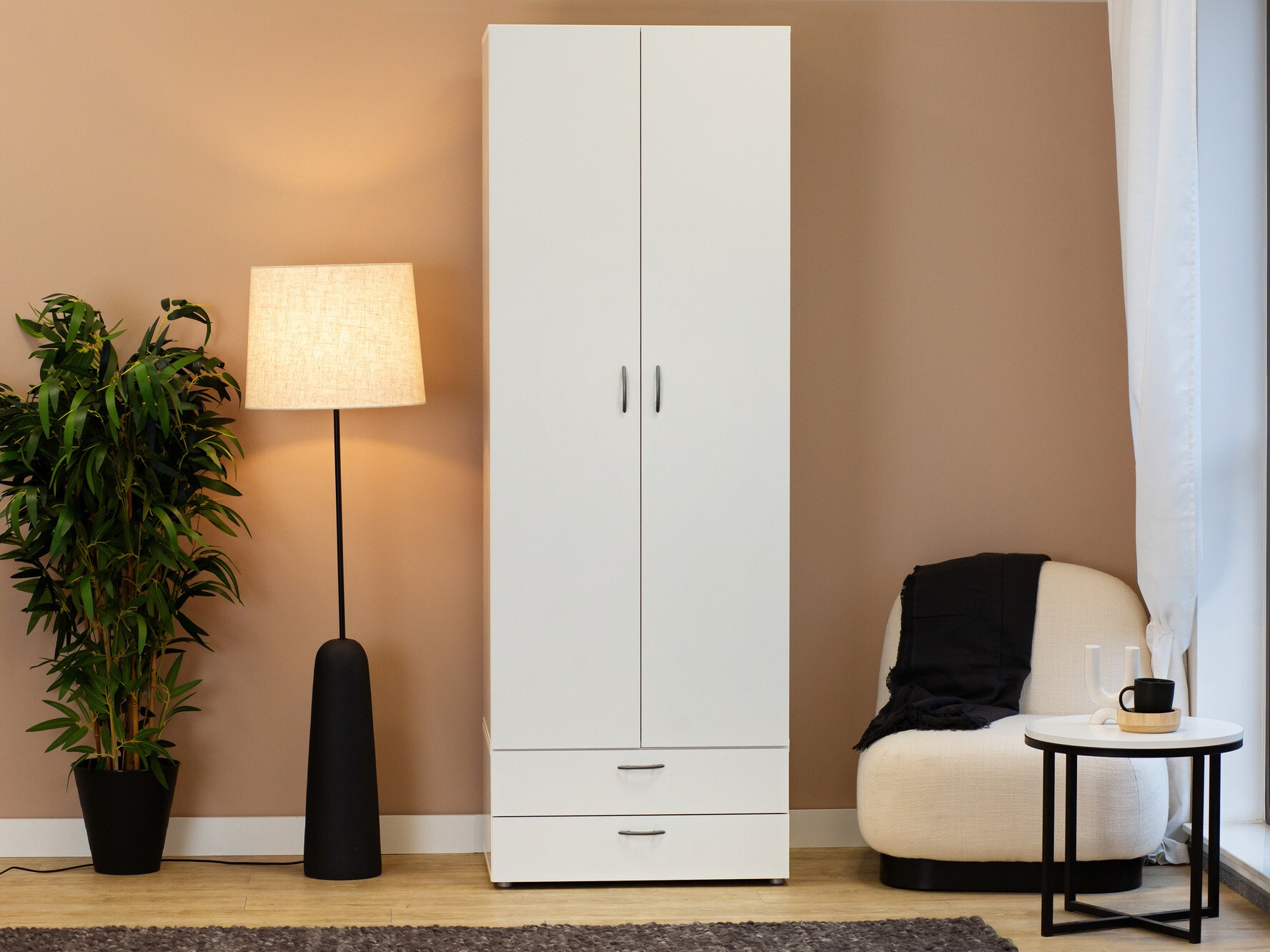 Kledingkast Bristol 187 (Wit)