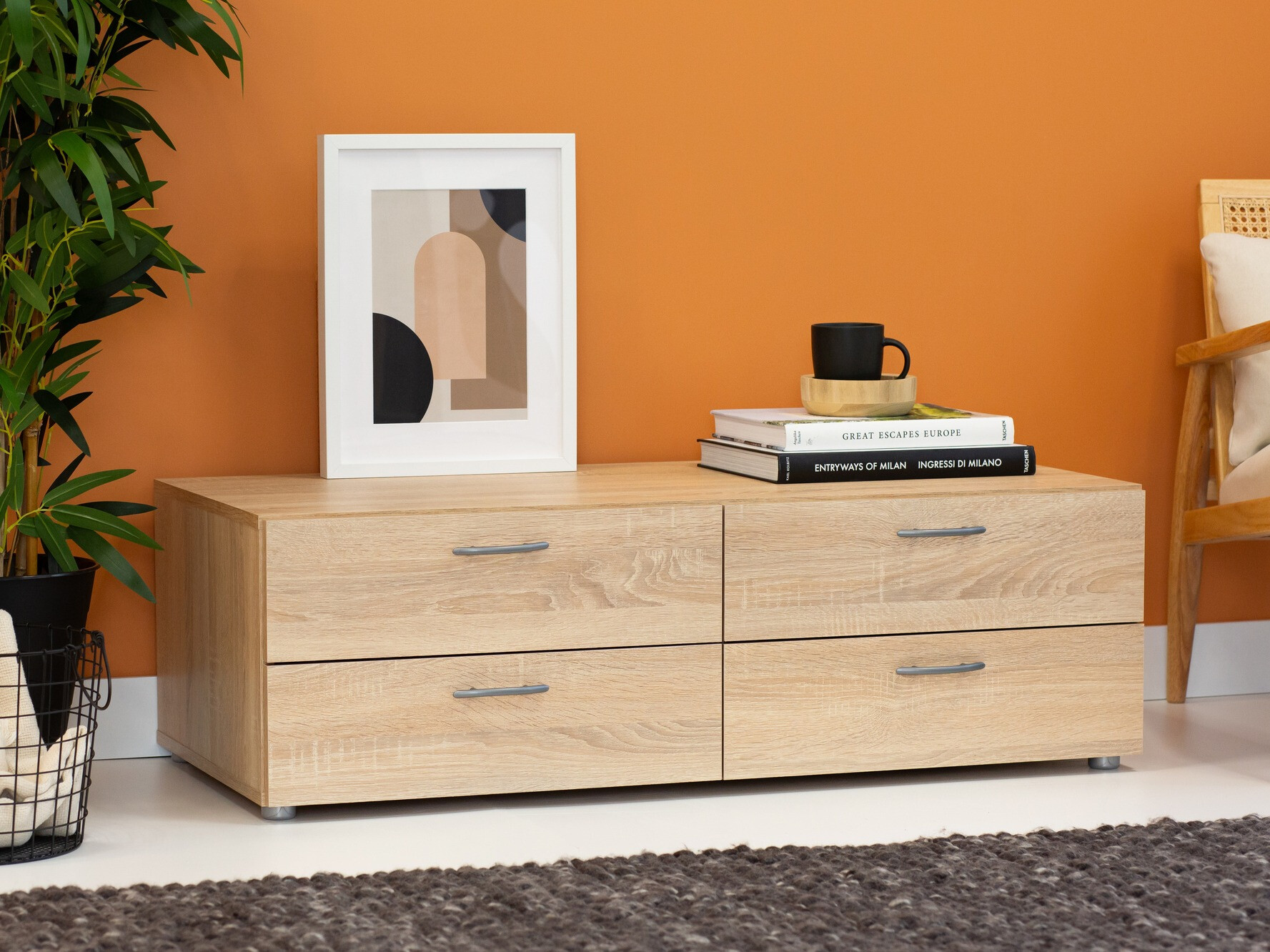 Ladekast Bristol 186 (Sonoma eik)