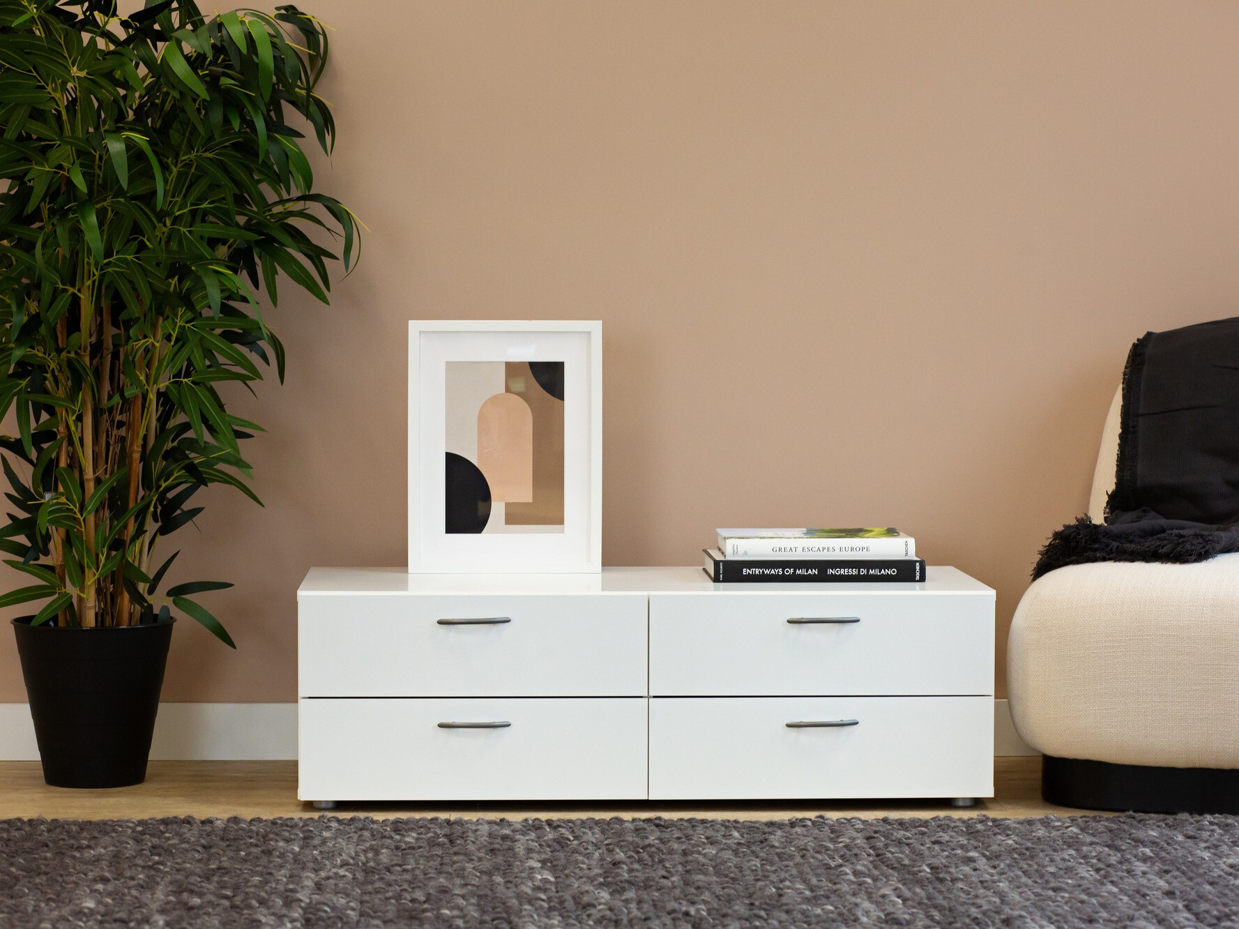 Ladekast Bristol 186 (Wit)