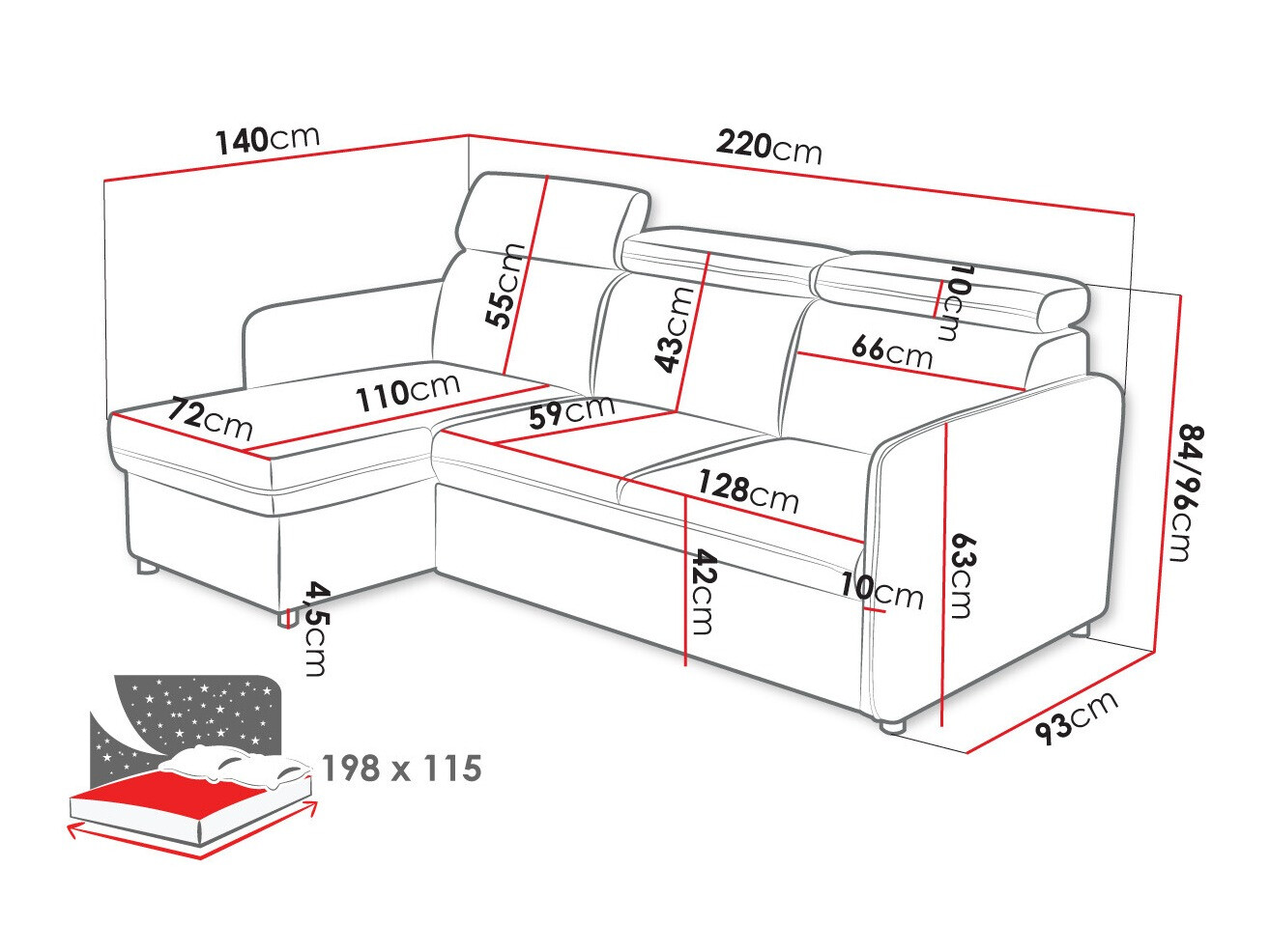 Hoekbank Temple 127 (Enjoy New 21)