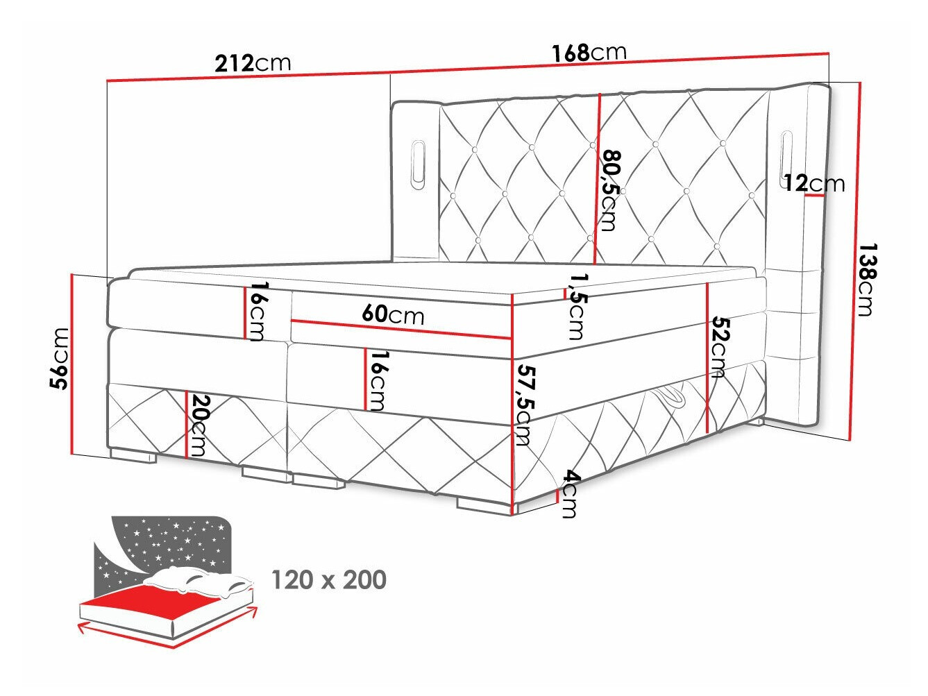 Boxspring Historia (Kameleon 04)