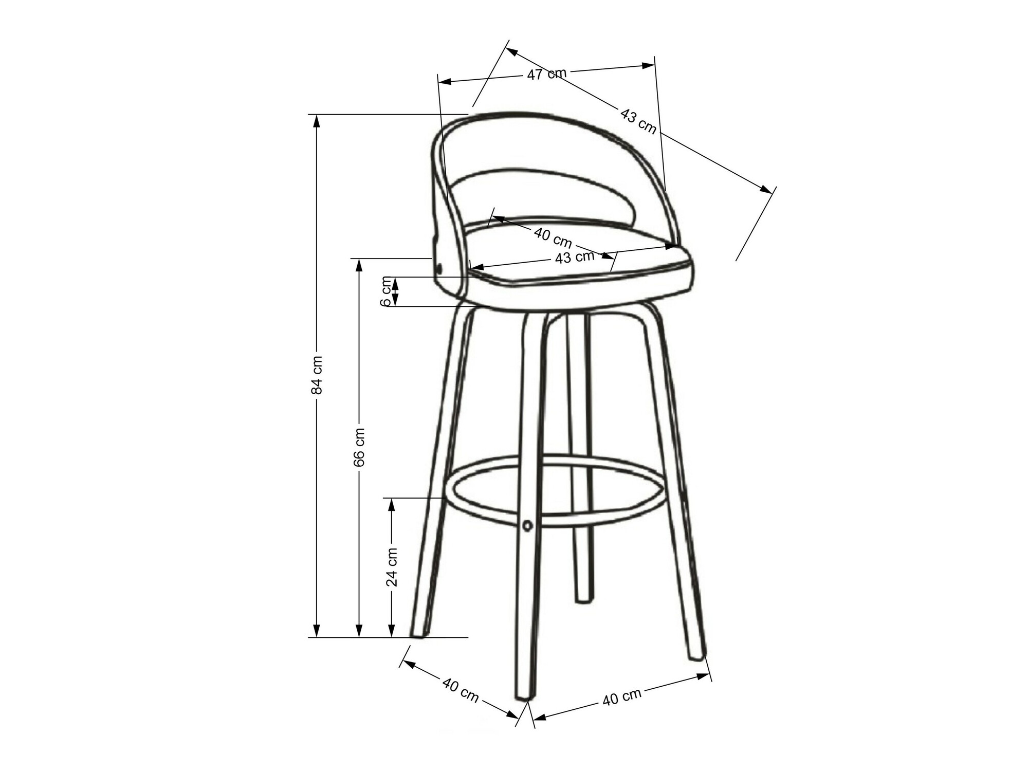 Counterstoel Houston 1591