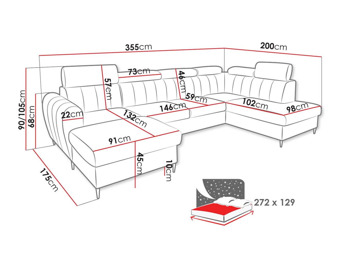 Hoekbank Temple 128 (Kronos 22)