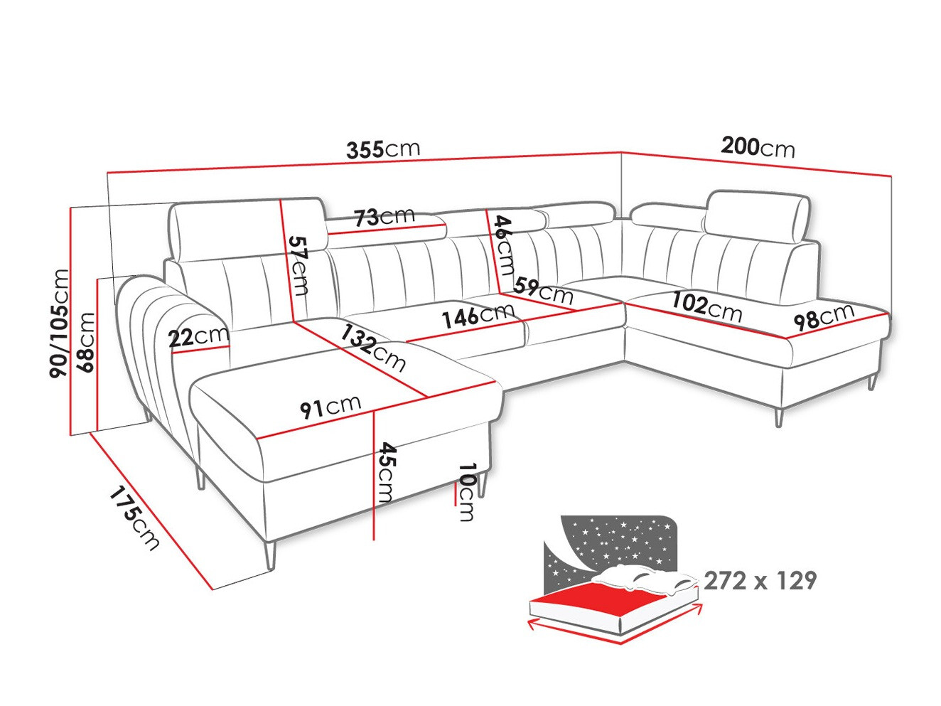 Hoekbank Temple 128 (Kronos 29)