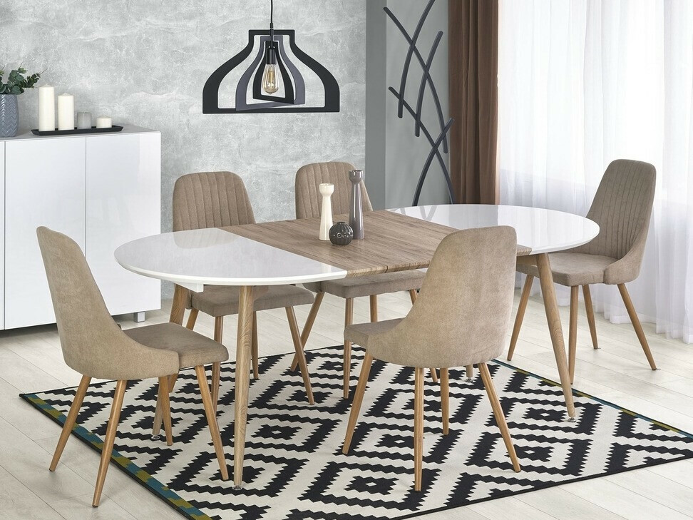 Tafel Houston 567 (Wit + San Remo eik)